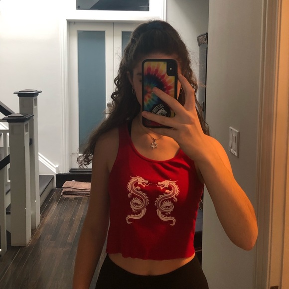 Urban Outfitters Tops - red dragon tank